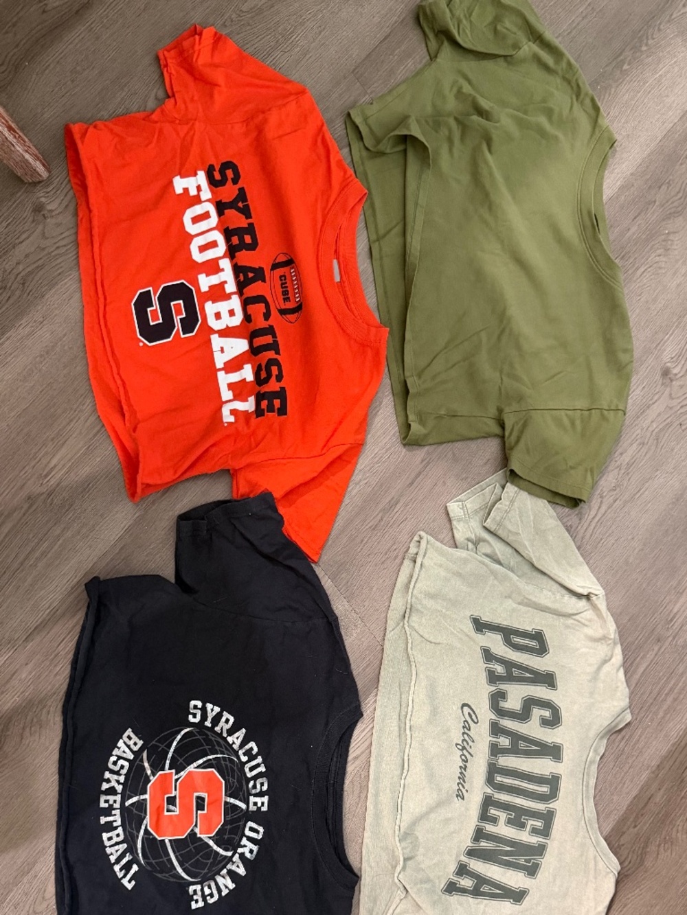 4 misc crop tops